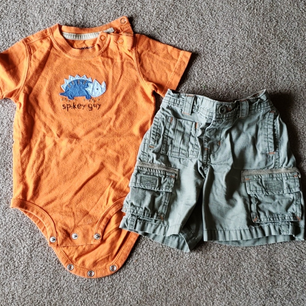 Onsie and shorts
